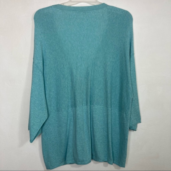 J Jill Purejill Cotton Cashmere Blend Cardigan M - Picture 5 of 8